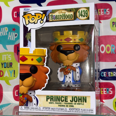 Prince John - Robinhood Disney Funko Pop 1439 Vinyl Figure (11.4 Cm L × 8.9 Cm W × 15.9 Cm H)