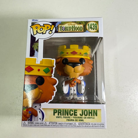 Prince John - Robinhood Disney Funko Pop 1439 Vinyl Figure (11.4 Cm L × 8.9 Cm W × 15.9 Cm H)
