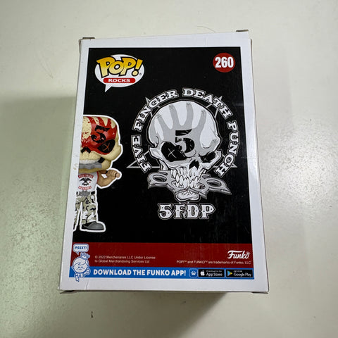 BOX DAMAGE VIEW PHOTOS Knucklehead - Death Punch Funko Pop Rocks 260 Vinyl Figure (11.4 Cm L × 8.9 Cm W × 15.9 Cm H)