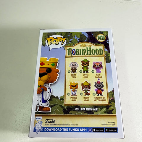 Prince John - Robinhood Disney Funko Pop 1439 Vinyl Figure (11.4 Cm L × 8.9 Cm W × 15.9 Cm H)