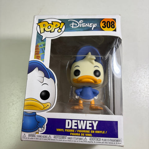 YELLOW HEAD VIEW PHOTOS DEWEY - Disney Funko Pop 308 Vinyl Figure