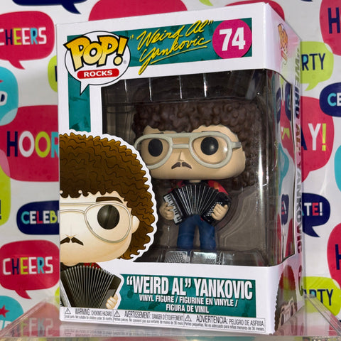 Weird Al Yankovic Funko Pop Rocks 74 Vinyl Figure (11.4 Cm L × 8.9 Cm W × 15.9 Cm H)