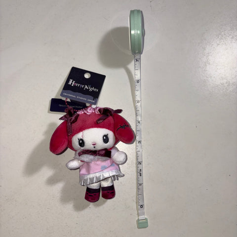 My Melody 4 Inch KEYCHAIN - Sanrio Horror Nights Universal Studios Japan Plush Doll