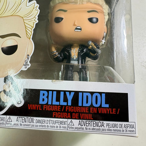 BOX FLAWS VIEW PHOTOS Billy Idol - Funko Pop Rocks 99 Vinyl Figure (11.4 Cm L × 8.9 Cm W × 15.9 Cm H)