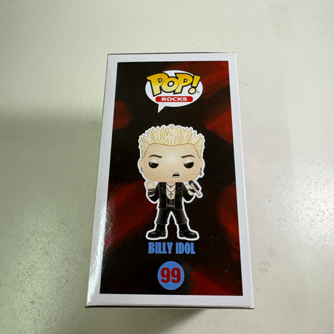 BOX FLAWS VIEW PHOTOS Billy Idol - Funko Pop Rocks 99 Vinyl Figure (11.4 Cm L × 8.9 Cm W × 15.9 Cm H)