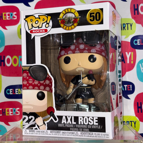 Axl Rose - Guns N' Roses Funko Pop Rocks 50 Vinyl Figure (11.4 Cm L × 8.9 Cm W × 15.9 Cm H)