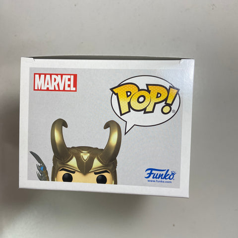 Loki with Scepter - Marvel Funko Pop 985 Entertainment Earth Exclusive