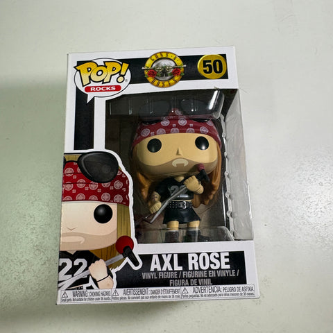 Axl Rose - Guns N' Roses Funko Pop Rocks 50 Vinyl Figure (11.4 Cm L × 8.9 Cm W × 15.9 Cm H)