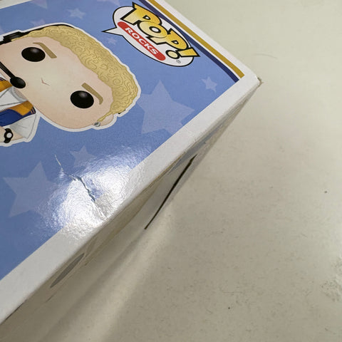 BOX DAMAGE VIEW PHOTOS Justin Timberlake - Nsync  Funko Pop Rocks 111 Vinyl Figure (11.4 Cm L × 8.9 Cm W × 15.9 Cm H)