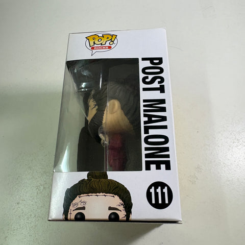 BOX FLAWS VIEW PHOTOS Post Malone - Funko Pop Rocks 111 Vinyl Figure (11.4 Cm L × 8.9 Cm W × 15.9 Cm H)