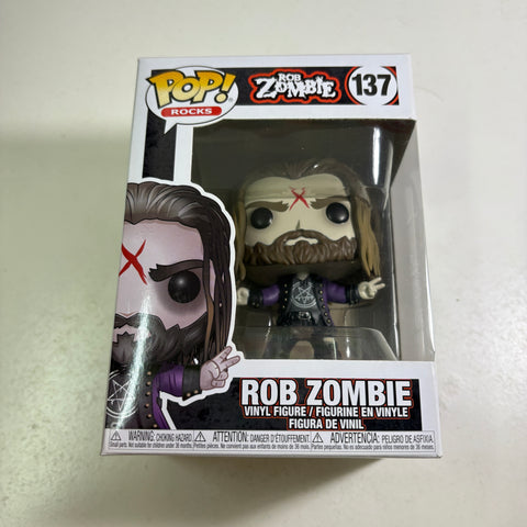 Rob Zombie - Funko Pop Rocks 137 Vinyl Figure (11.4 Cm L × 8.9 Cm W × 15.9 Cm H)