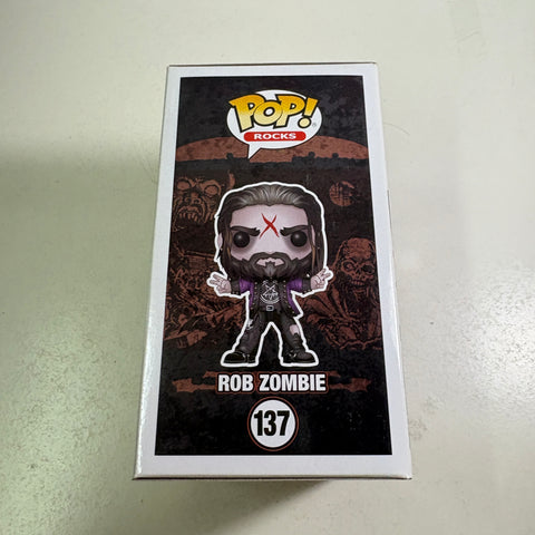Rob Zombie - Funko Pop Rocks 137 Vinyl Figure (11.4 Cm L × 8.9 Cm W × 15.9 Cm H)