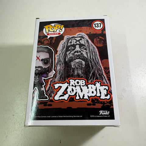 Rob Zombie - Funko Pop Rocks 137 Vinyl Figure (11.4 Cm L × 8.9 Cm W × 15.9 Cm H)