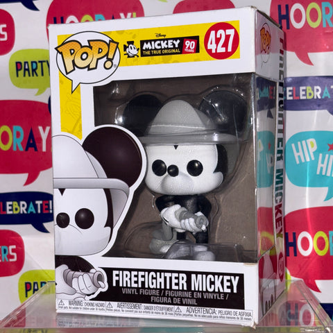 BOX DAMAGE VIEW PHOTOS Mickey Mouse (Firefighter) - Disney Funko Pop 427 Vinyl Figure