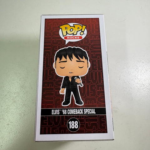 BOX DAMAGE VIEW PHOTOS Elvis Presley DIAMOND Funko Pop Rocks 188 Vinyl Figure (11.4 Cm L × 8.9 Cm W × 15.9 Cm H)