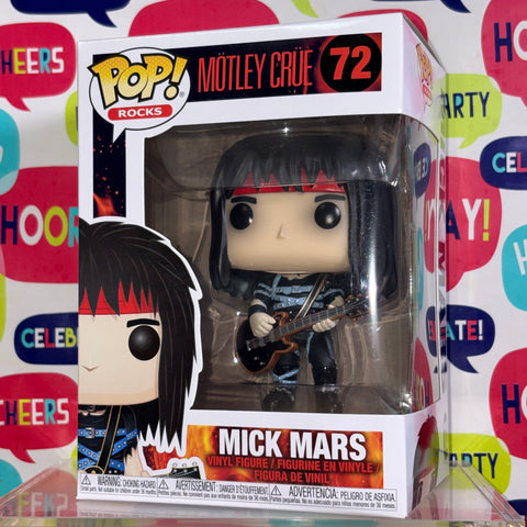Mick Mars - Motley Crue Funko Pop Rocks 72 Vinyl Figure (11.4 Cm L × 8.9 Cm W × 15.9 Cm H)