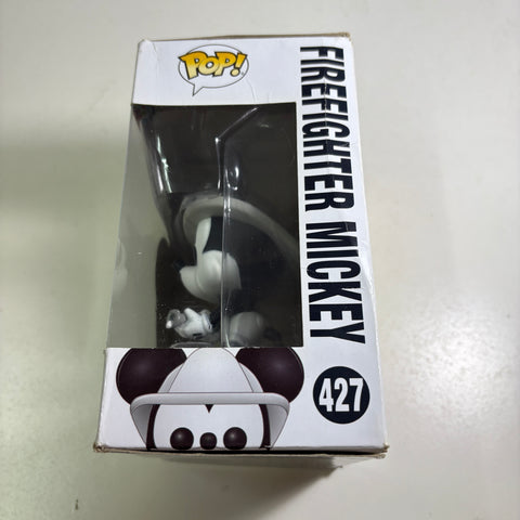 BOX DAMAGE VIEW PHOTOS Mickey Mouse (Firefighter) - Disney Funko Pop 427 Vinyl Figure