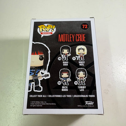 Mick Mars - Motley Crue Funko Pop Rocks 72 Vinyl Figure (11.4 Cm L × 8.9 Cm W × 15.9 Cm H)