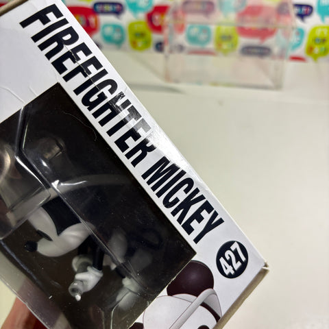 BOX DAMAGE VIEW PHOTOS Mickey Mouse (Firefighter) - Disney Funko Pop 427 Vinyl Figure