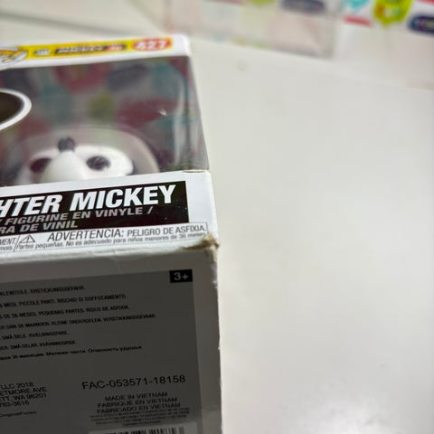BOX DAMAGE VIEW PHOTOS Mickey Mouse (Firefighter) - Disney Funko Pop 427 Vinyl Figure