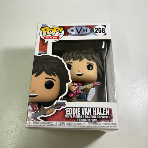 Eddie Van Halen - Funko Pop Rocks 258 Vinyl Figure (11.4 Cm L × 8.9 Cm W × 15.9 Cm H)