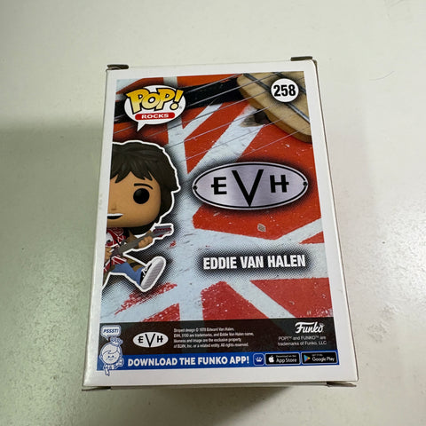 Eddie Van Halen - Funko Pop Rocks 258 Vinyl Figure (11.4 Cm L × 8.9 Cm W × 15.9 Cm H)