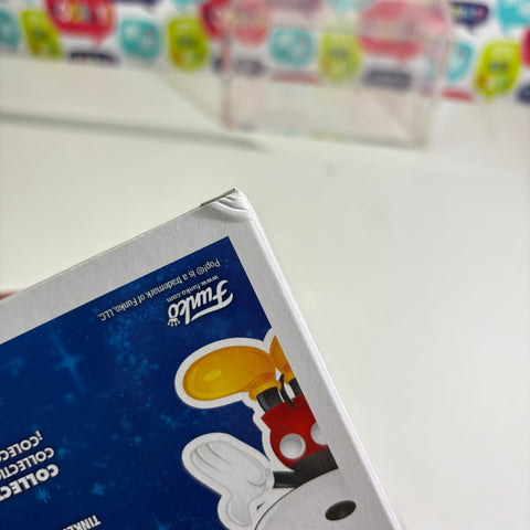 BOX FLAWS VIEW PHOTOS Mickey Mouse (DIAMOND EDITION) - Disney Funko Pop 01 Vinyl Figure Exclusive