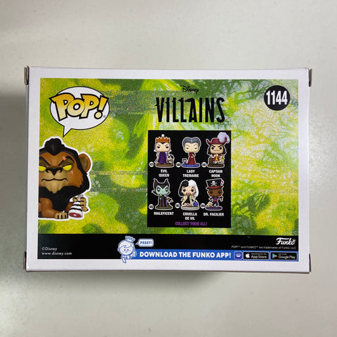 Lion King - Scar Disney Funko Pop 1144 Specialty Series
