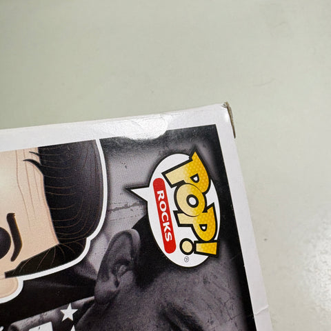 BOX FLAWS VIEW PHOTOS Johnny Cash - Funko Pop Rocks 116 Vinyl Figure (11.4 Cm L × 8.9 Cm W × 15.9 Cm H)