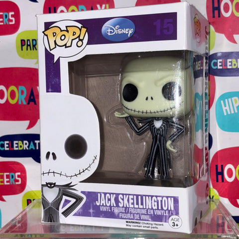 YELLOW HEAD Jack Skellington - Nightmare Before Christmas Disney Funko Pop 15 Vinyl Figure