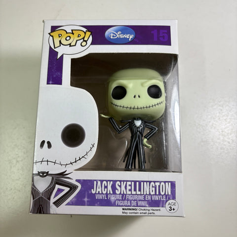 YELLOW HEAD Jack Skellington - Nightmare Before Christmas Disney Funko Pop 15 Vinyl Figure