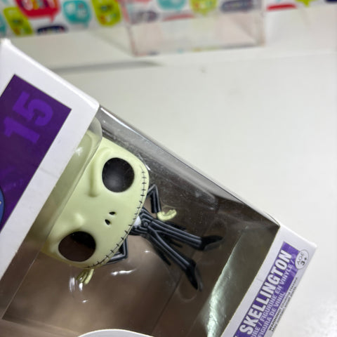 YELLOW HEAD Jack Skellington - Nightmare Before Christmas Disney Funko Pop 15 Vinyl Figure