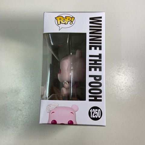 Winnie The Pooh (Cherry Blossom/Flocked) - Disney Funko Pop 1250 Hot Topic Exclusive