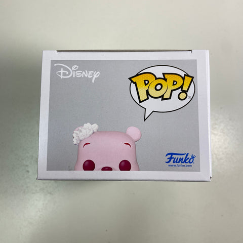 Winnie The Pooh (Cherry Blossom/Flocked) - Disney Funko Pop 1250 Hot Topic Exclusive