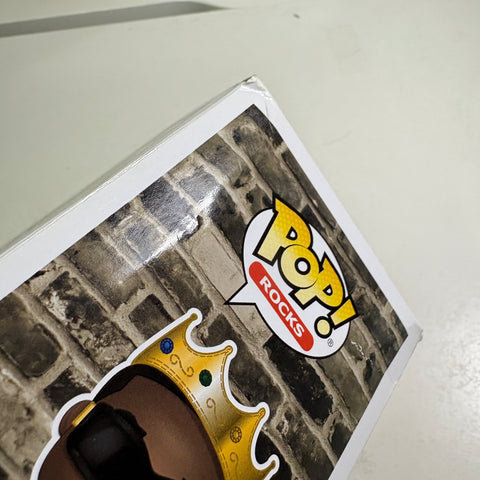 BOX FLAWS VIEW PHOTOS Notorious BIG with Crown - Funko Pop Rocks 82 Vinyl Figure (11.4 Cm L × 8.9 Cm W × 15.9 Cm H)
