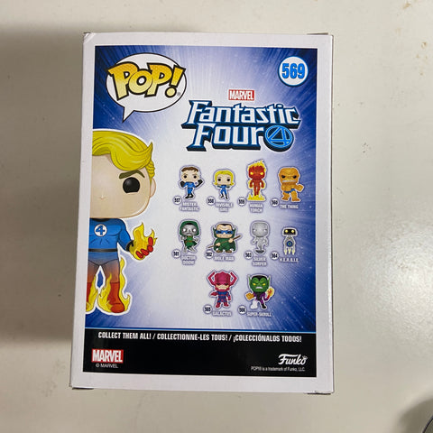 Human Torch (Fantastic Four) - Marvel Funko Pop 569 Hot Topic Exclusive