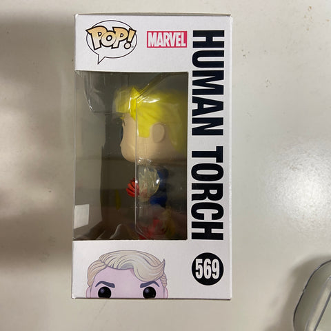 Human Torch (Fantastic Four) - Marvel Funko Pop 569 Hot Topic Exclusive