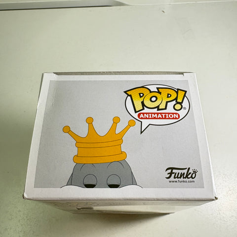 BOX FLAWS VIEW PHOTOS Bugs Bunny KING - Looney Tunes Funko Pop 837 Vinyl Figure (11.4 Cm L × 8.9 Cm W × 15.9 Cm H)