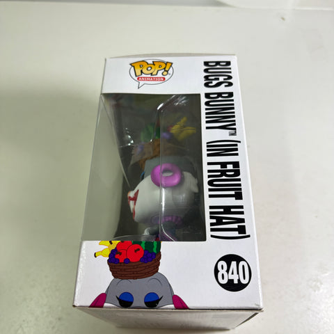 Bugs Bunny In Fruit Hat - Looney Tunes Funko Pop 840 Vinyl Figure (11.4 Cm L × 8.9 Cm W × 15.9 Cm H)