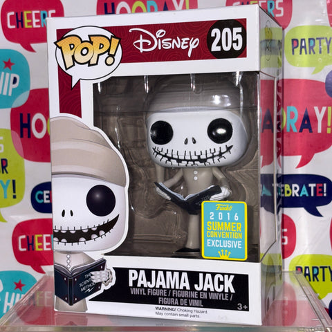 Pajama Jack Skellington - Nightmare Before Christmas Disney Funko Pop 205 Vinyl Figure Convention Exclusive