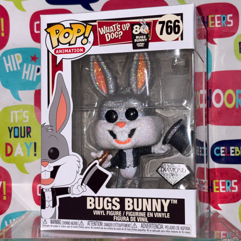 Bugs Bunny DIAMOND - Looney Tunes Funko Pop 766 Vinyl Figure (11.4 Cm L × 8.9 Cm W × 15.9 Cm H)