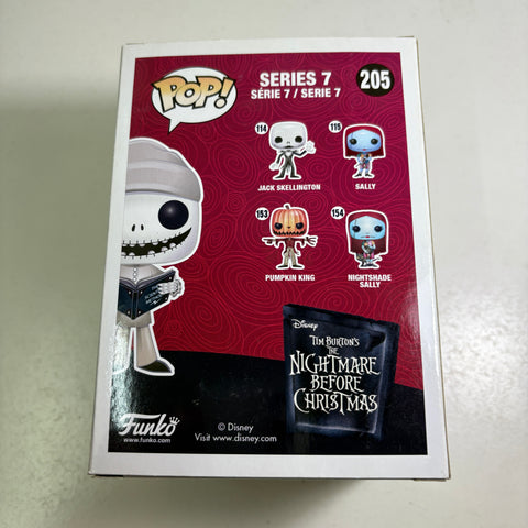 Pajama Jack Skellington - Nightmare Before Christmas Disney Funko Pop 205 Vinyl Figure Convention Exclusive