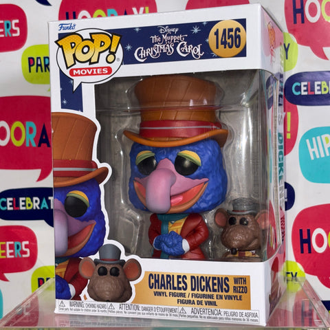 The Muppets Christmas Carol - Charles Dickens with Rizzo Disney Funko Pop 1456