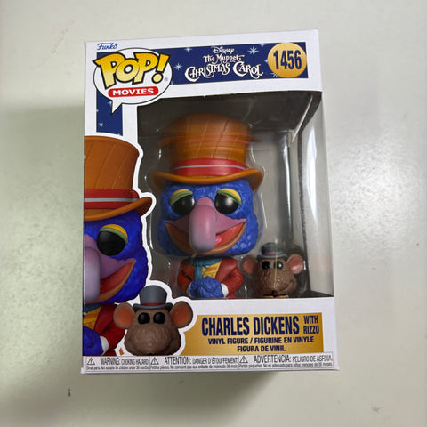 The Muppets Christmas Carol - Charles Dickens with Rizzo Disney Funko Pop 1456