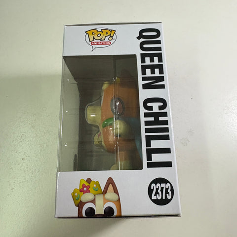 Queen Chilli - Bluey Funko Pop 2373 Vinyl Figure (11.4 Cm L × 8.9 Cm W × 15.9 Cm H)