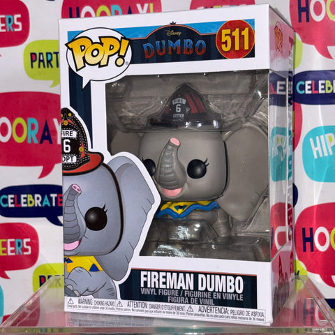 BOX FLAWS VIEW PHOTOS Fireman Dumbo - Dumbo Disney Funko Pop 511