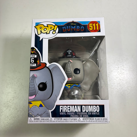BOX FLAWS VIEW PHOTOS Fireman Dumbo - Dumbo Disney Funko Pop 511