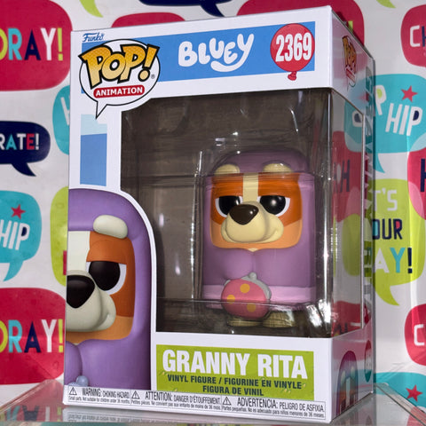 Granny Rita - Bluey Funko Pop 2360 Vinyl Figure (11.4 Cm L × 8.9 Cm W × 15.9 Cm H)