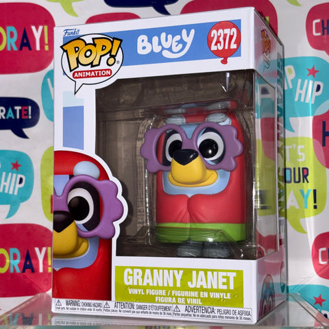 Granny Janet - Bluey Funko Pop 2372 Vinyl Figure (11.4 Cm L × 8.9 Cm W × 15.9 Cm H)