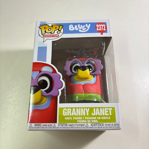 Granny Janet - Bluey Funko Pop 2372 Vinyl Figure (11.4 Cm L × 8.9 Cm W × 15.9 Cm H)
